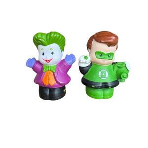 Fisher Price Little People DC Super Friends Joker & Green Lantern Figures 2011